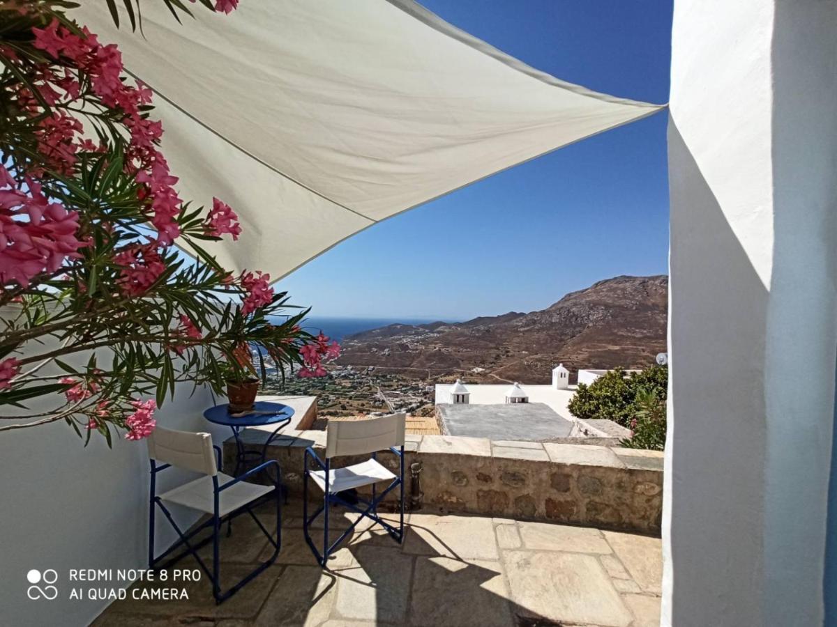 Traditional Stone House With Breathtaking View Serifos Town Luaran gambar