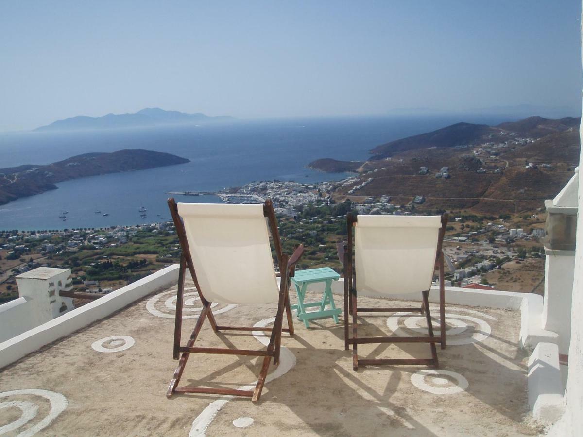 Traditional Stone House With Breathtaking View Serifos Town Luaran gambar